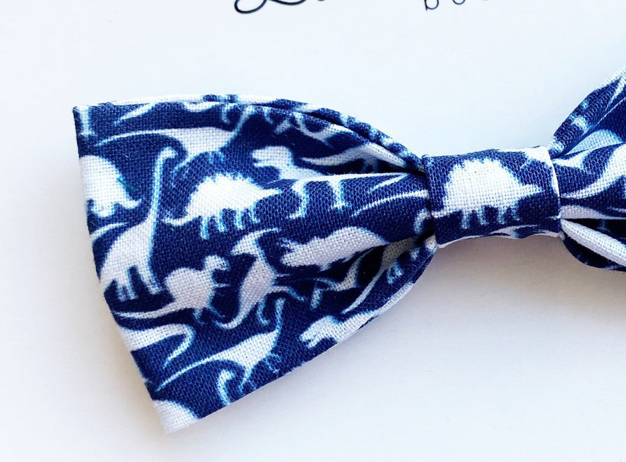 Navy Dino Bow Tie | Little Beau Boutique