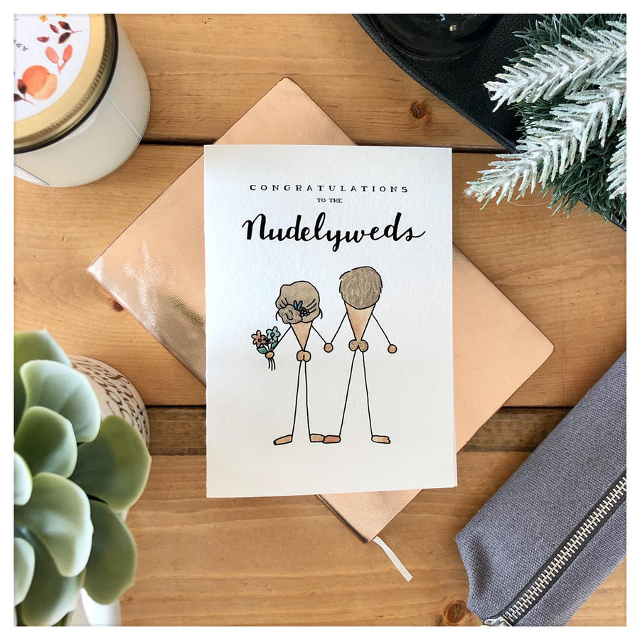 Congratulations To The Nudelyweds | Card