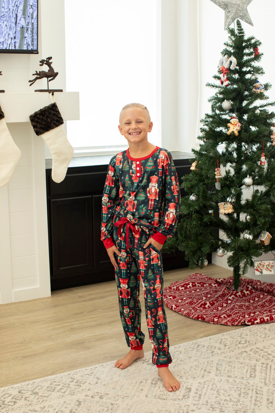 *PREORDER* Nutcracker Festive Family PJs | Kids Sizes (Closing Sunday September 1st at 5pm PST)