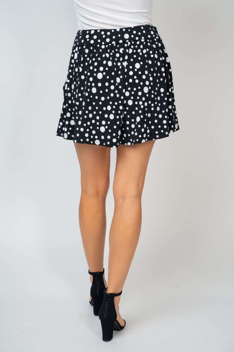 Rizzo | Polka Dot Knit Shorts