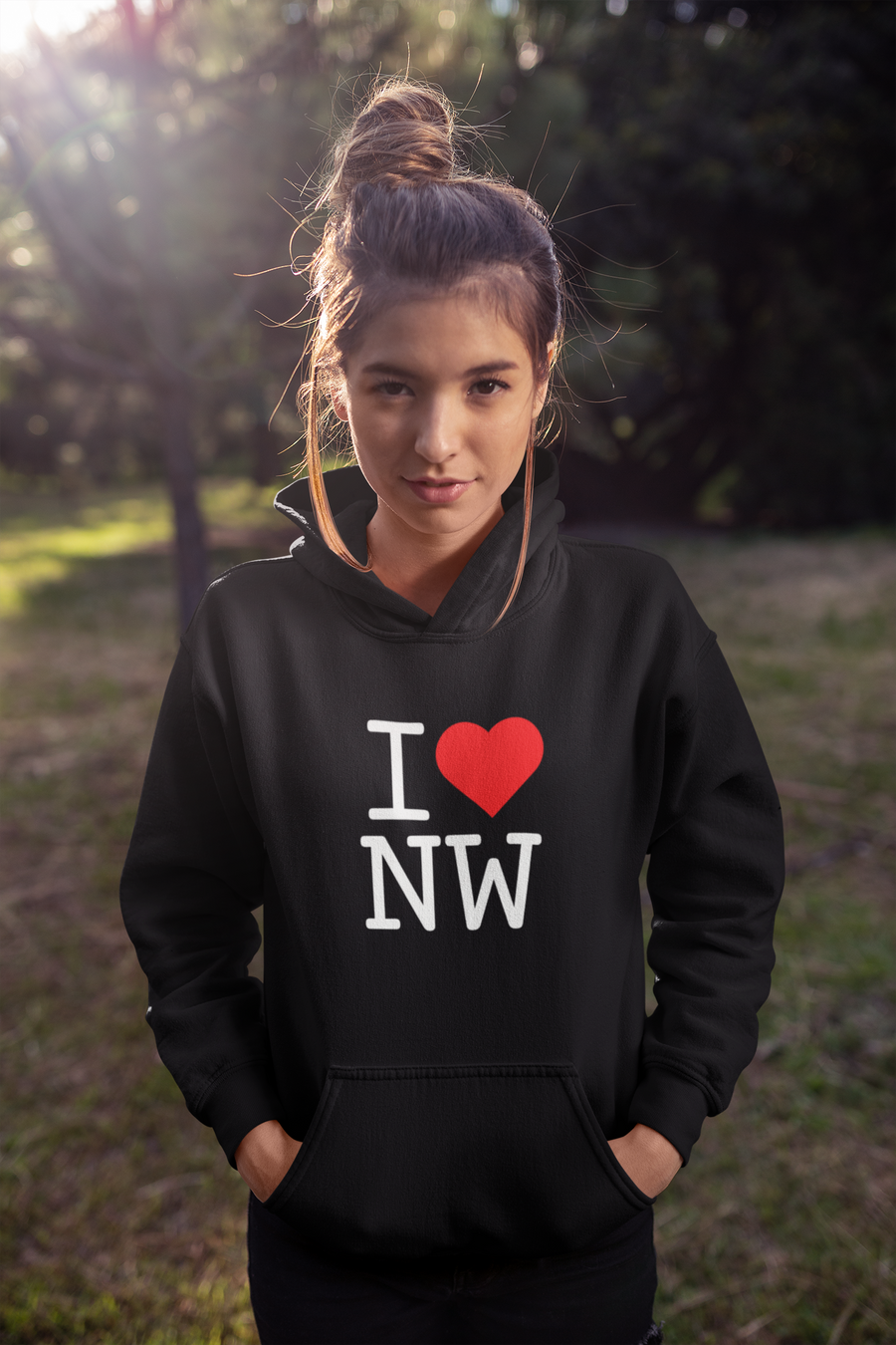 I❤️NW | Hoodie (Youth XS up to Adult 5X)