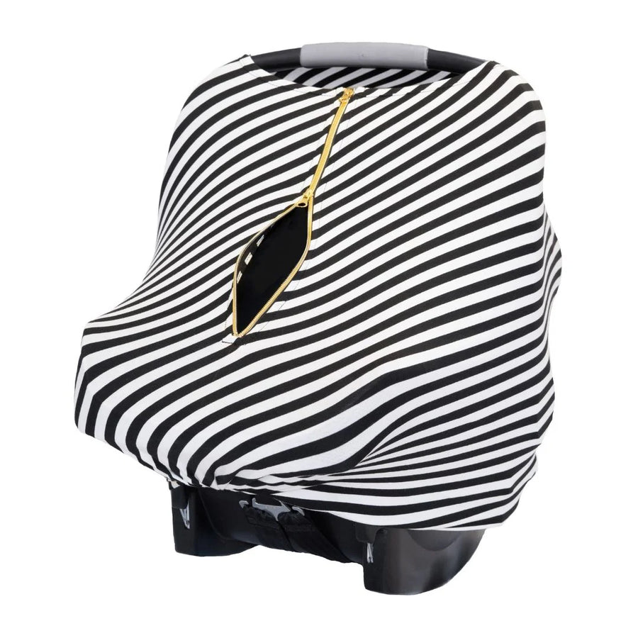 Baby Leaf 6-in-1 Cover (Black And White Stripe)
