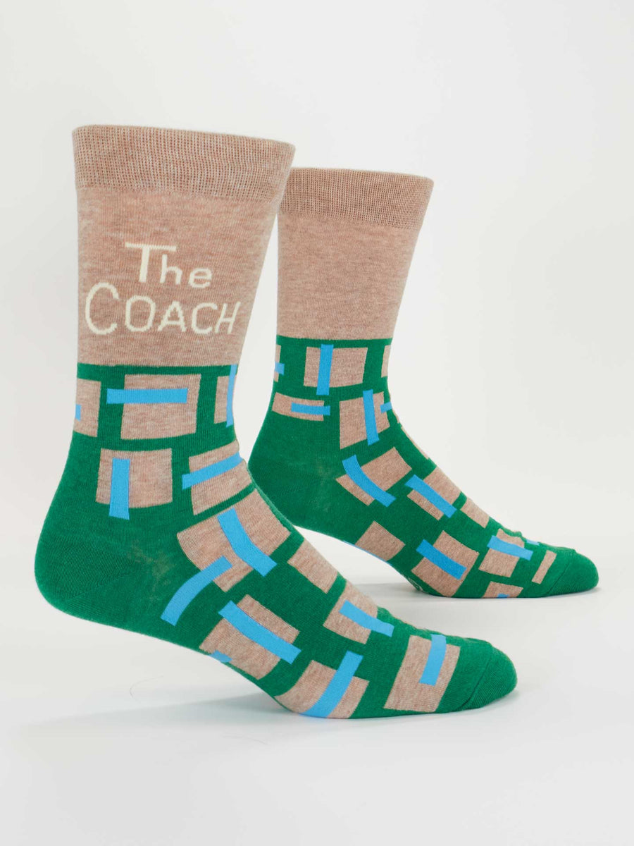 The Coach | Men's Crew Socks | Blue Q