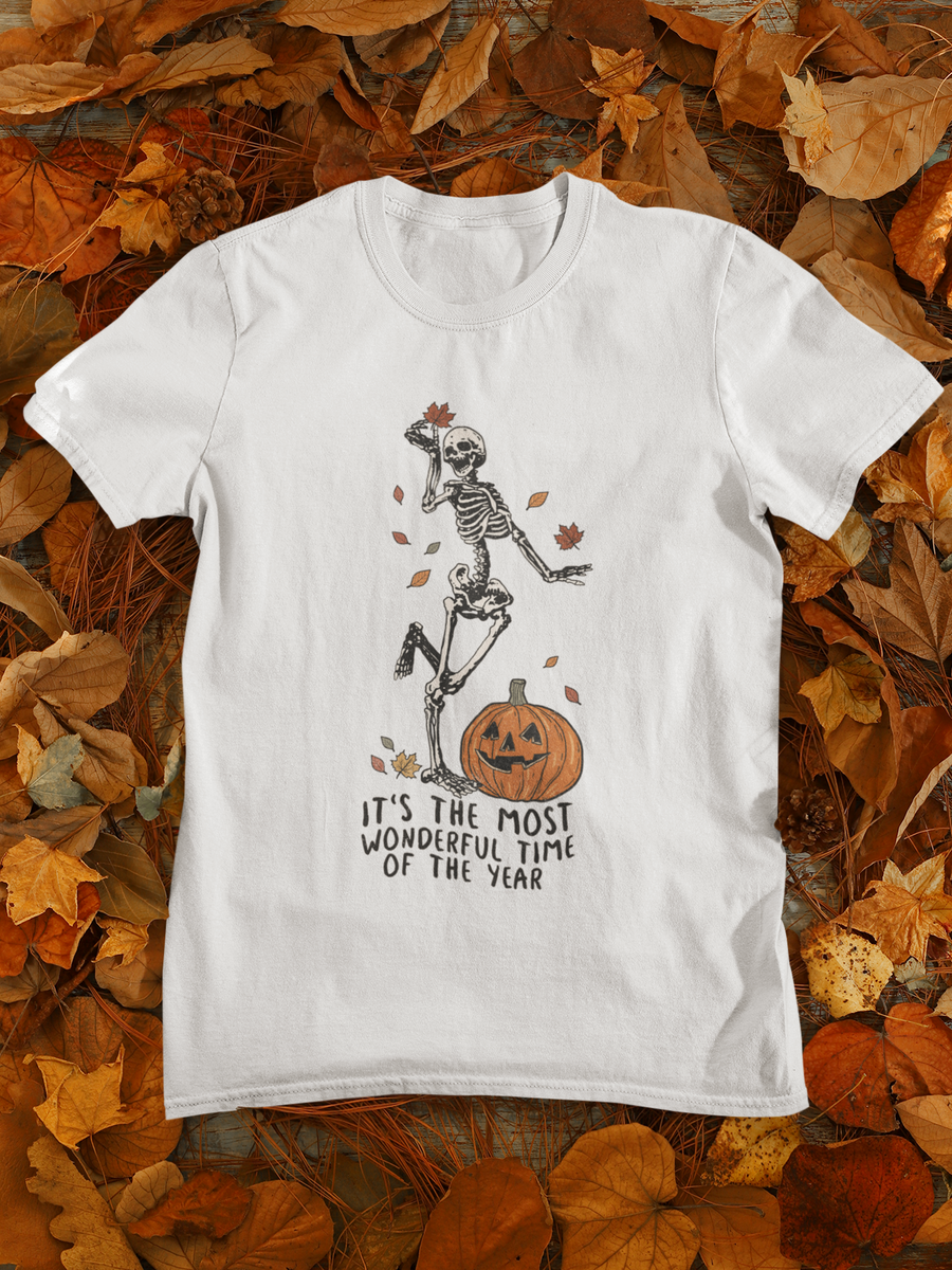 Most Wonderful Time of the Year Skeleton Tee (Infant Sizes up to Adult 5X)