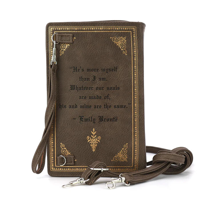 Wuthering Heights Book Clutch Bag in Vinyl