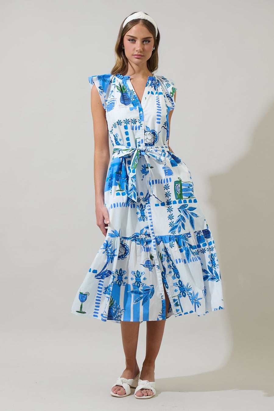 Hera | Button Down Midi Dress