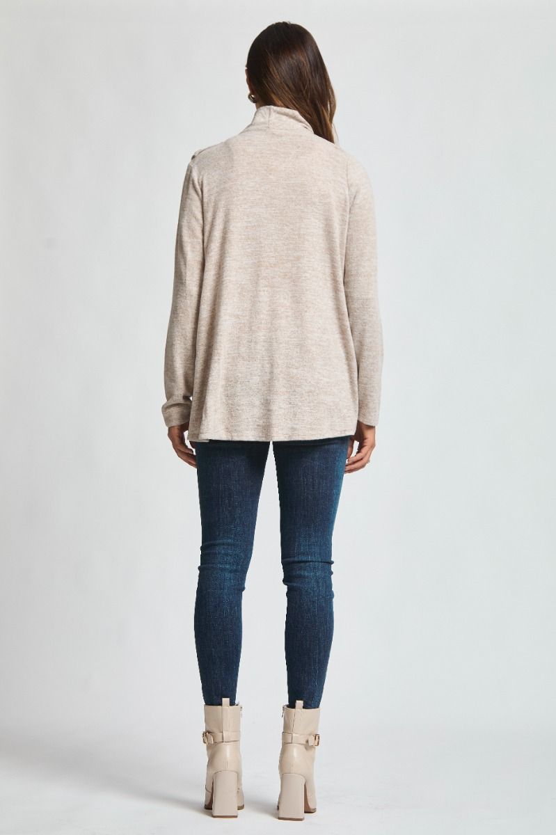 Journey | The Multi Wear Long Sleeve Top | Light Mocha