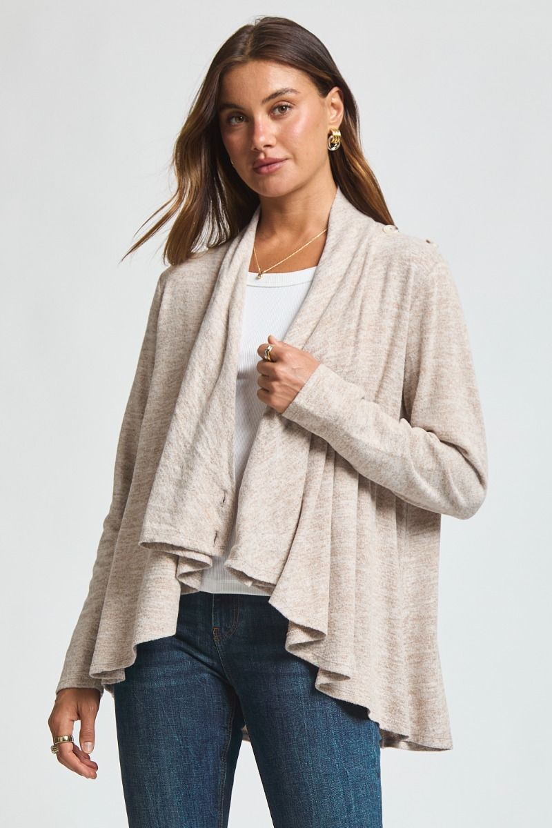 Journey | The Multi Wear Long Sleeve Top | Light Mocha