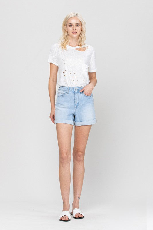 Roll Up Mom Shorts *FINAL SALE*