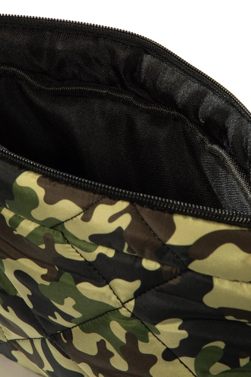 Camo Padded Mini Crossbody/Clutch Bag