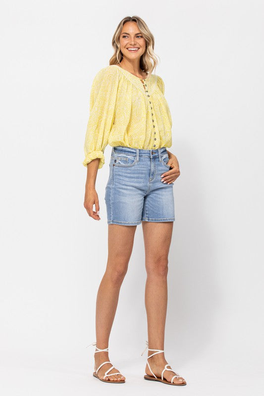 Hi-Rise Mid Length Shorts *FINAL SALE*
