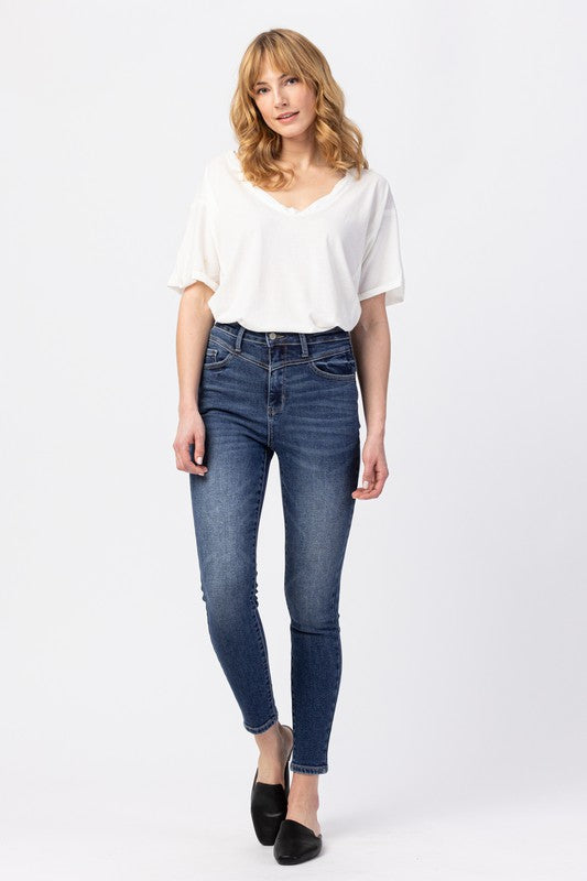High Rise Front Yoke Skinny Jeans - ONLY 24W left *FINAL SALE*