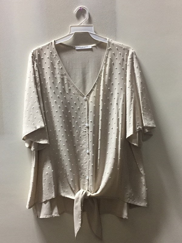 Simone Front Tie Top *FINAL SALE*