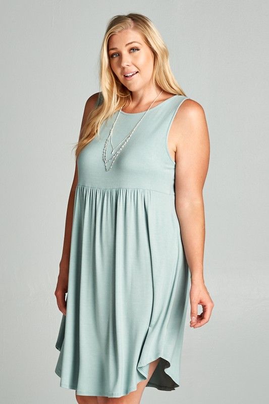Sleeveless Jersey Swing Dress *FINAL SALE*