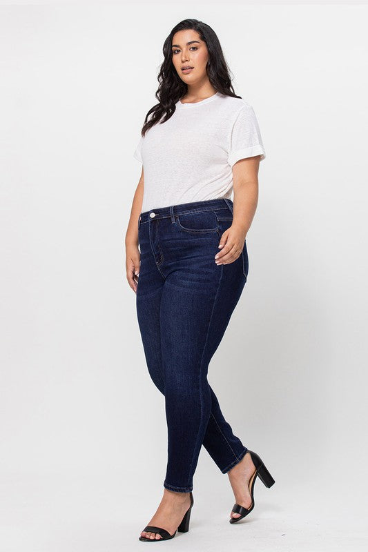 High Rise Dark Skinny Jeans *FINAL SALE*