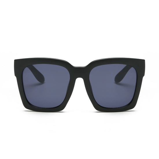 Retro Square Oversize Flat Top Sunglasses