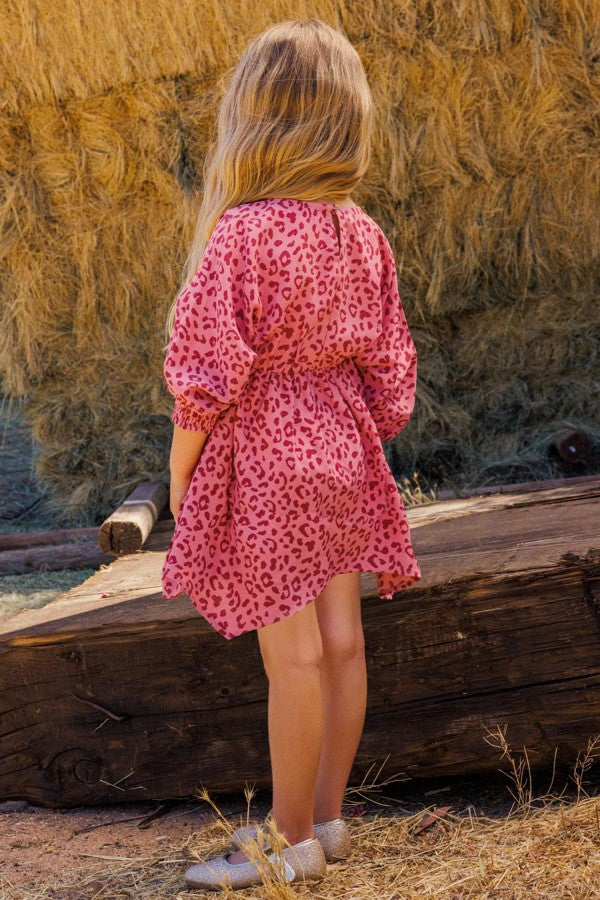 Lily Leopard Print Dress - Kids *FINAL SALE*