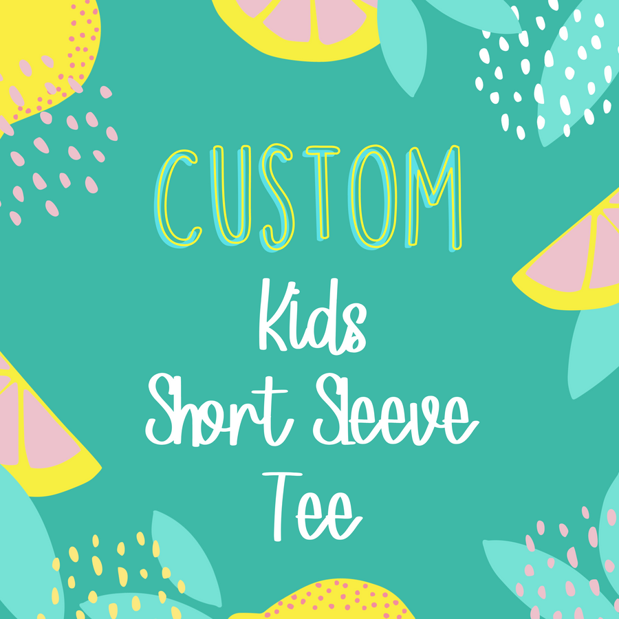 Custom Kids Short Sleeve Tee