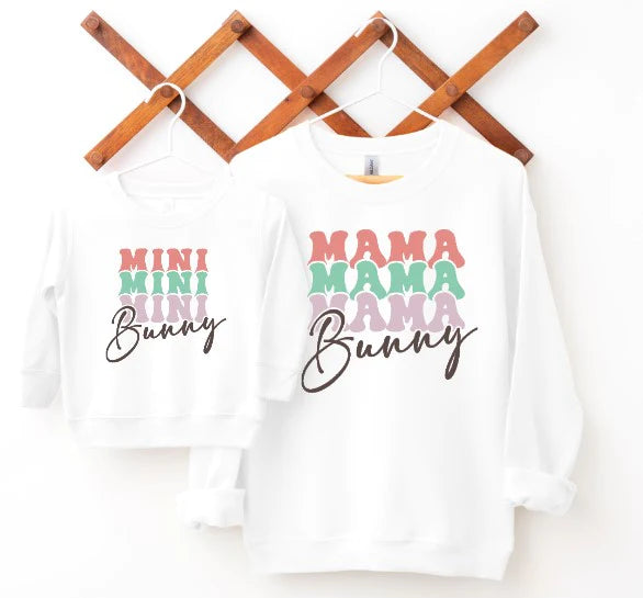 Mini/Mama Bunny Tee (Infant Sizes up to Adult 5X)