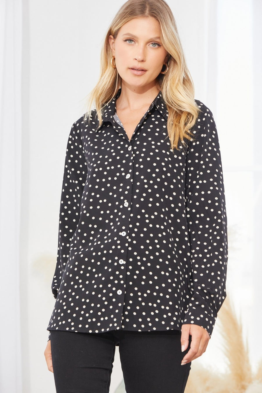 Charlie Polka Dot Blouse *FINAL SALE*