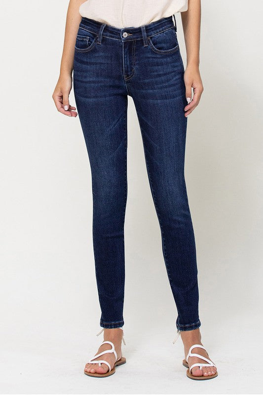 High Rise Dark Skinny Jeans *FINAL SALE*
