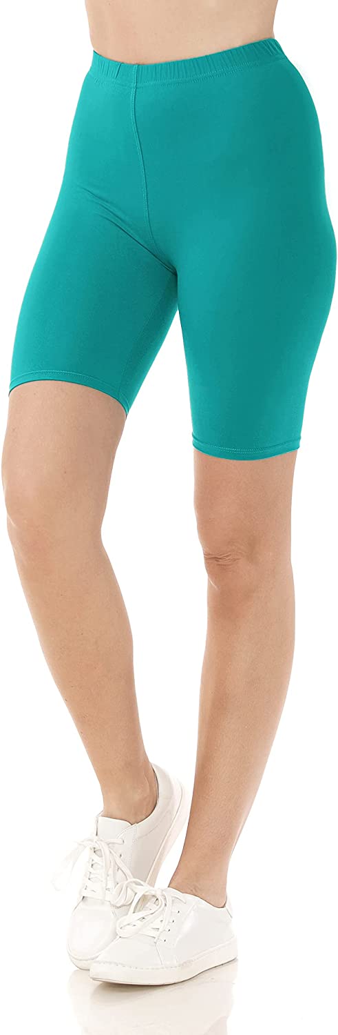 Jade High-Waisted Biker Shorts