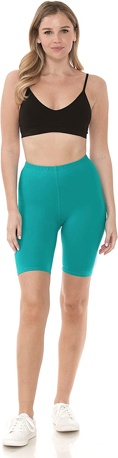 Jade High-Waisted Biker Shorts