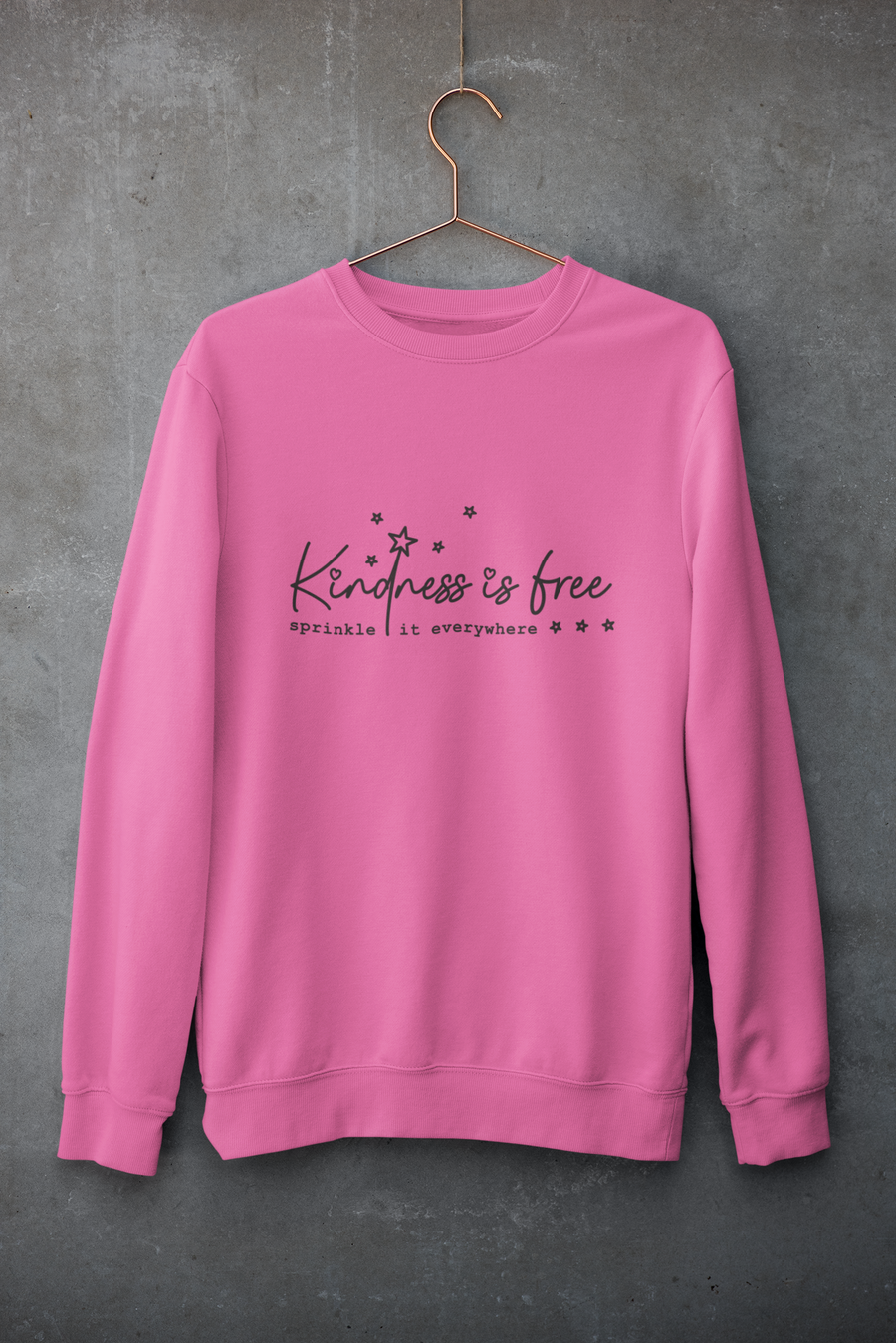 Kindness is Free Adult Crewneck Sweatshirt