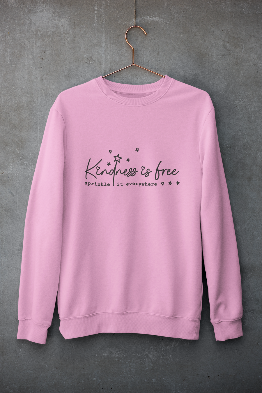 Kindness is Free Adult Crewneck Sweatshirt
