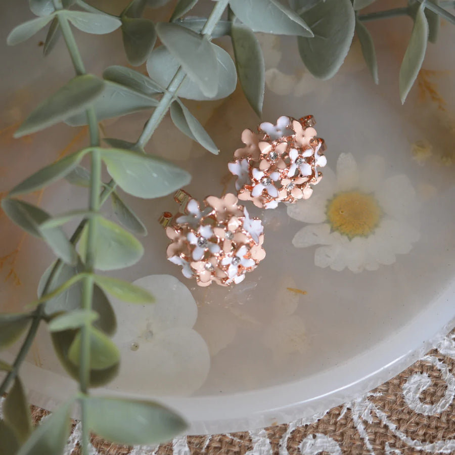 Bouquet - Rose Gold Earrings (Koquetta Accessories)