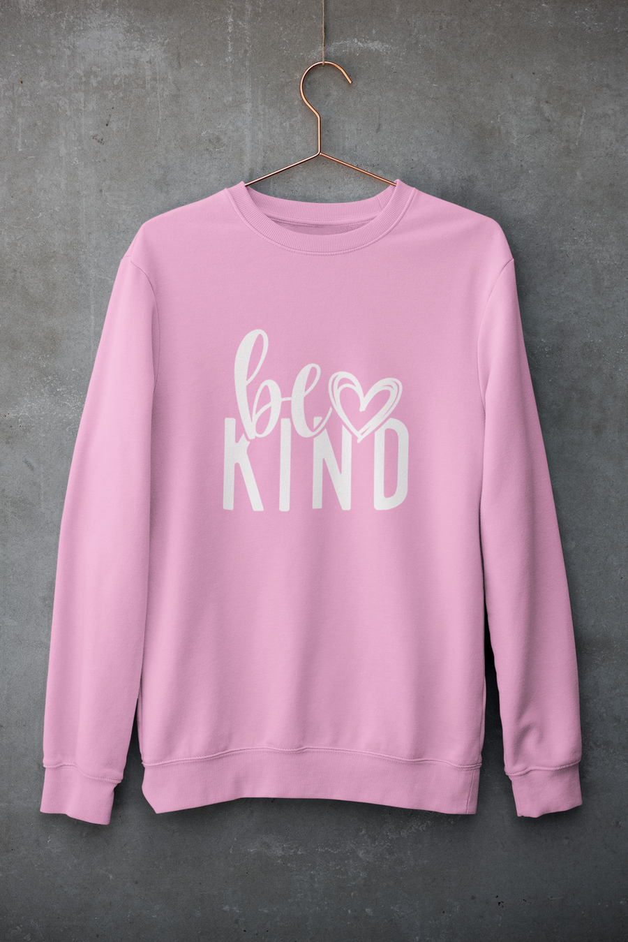 Be Kind Heart Adult Crewneck Sweatshirt