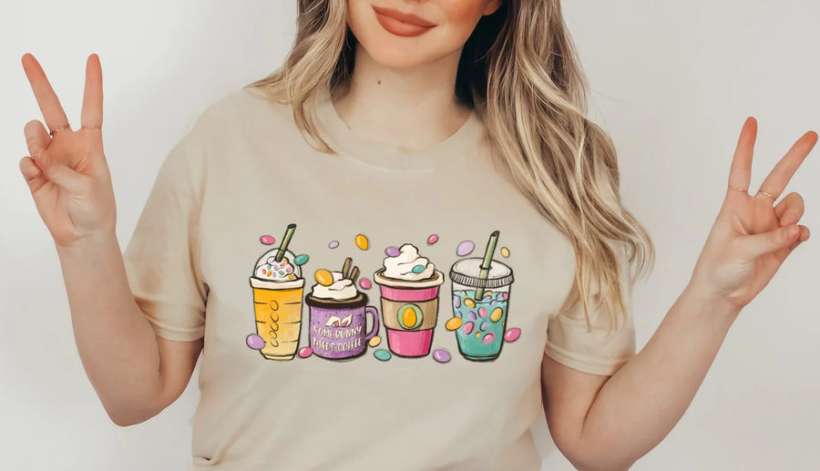 Easter Coffee Tee (Infant Sizes up to Adult 5X)
