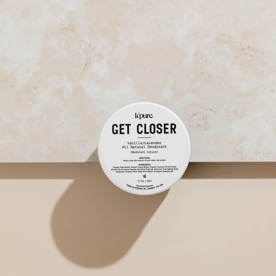 Get Closer | All Natural Deodorant