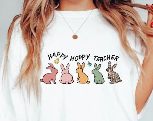 Happy Hoppy Teacher Tee