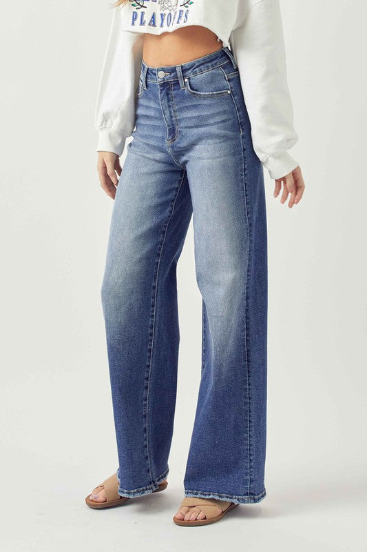 High Rise Wide Flare Jeans *FINAL SALE*