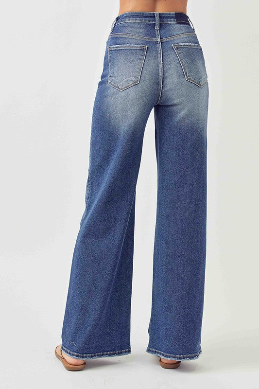 High Rise Wide Flare Jeans *FINAL SALE*