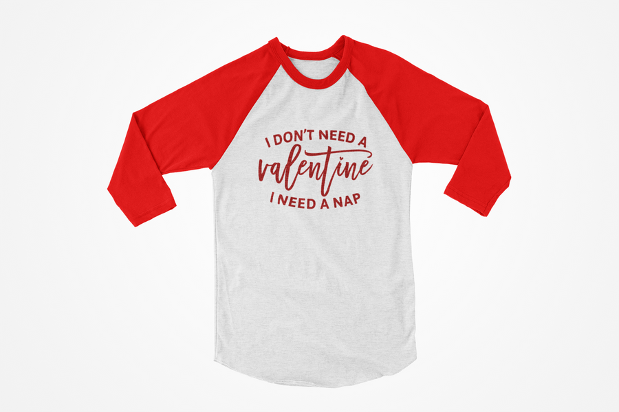 I Need A Nap Raglan Tee