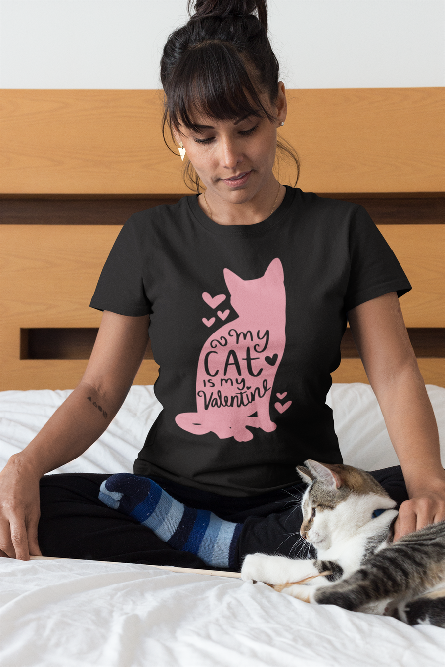 My Cat is My Valentine Tee