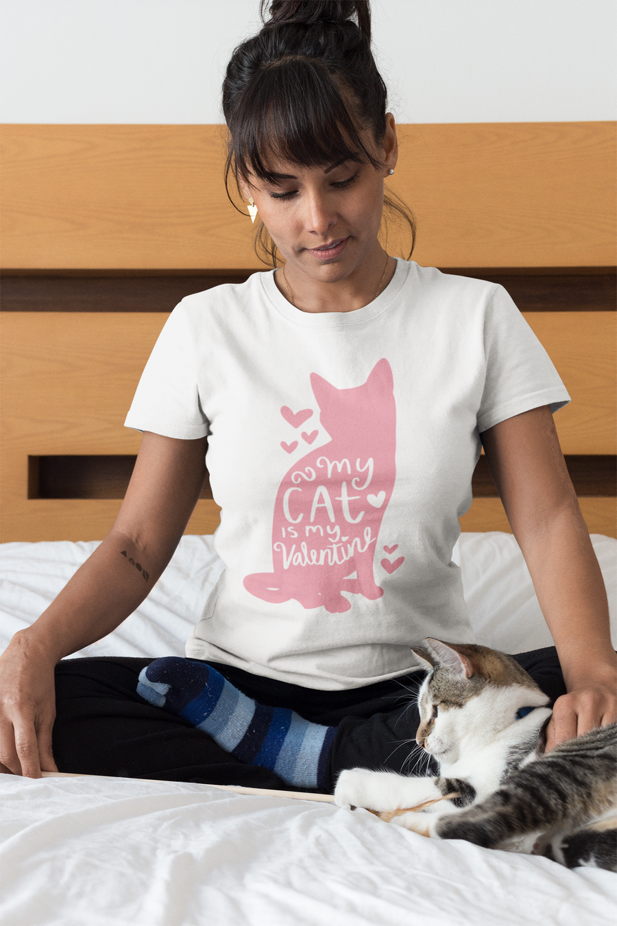 My Cat is My Valentine Tee