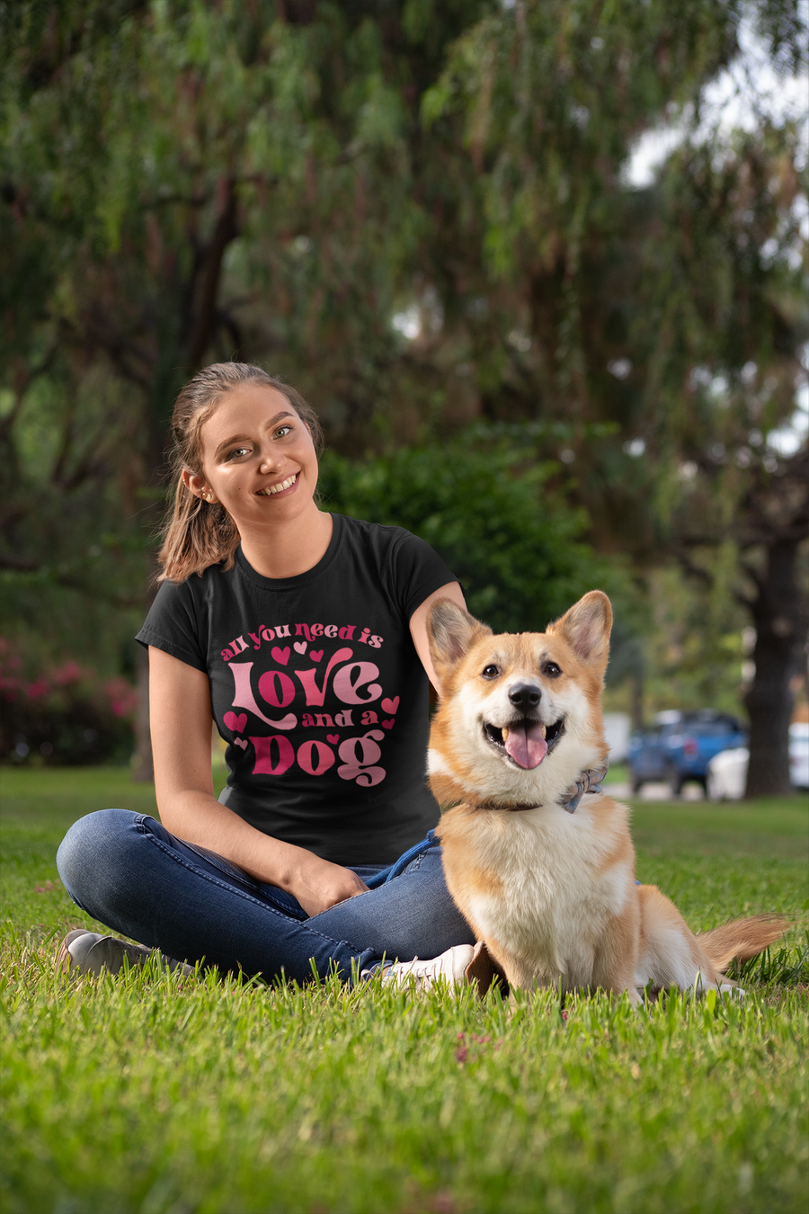 All You Need is Love and a Dog Tee
