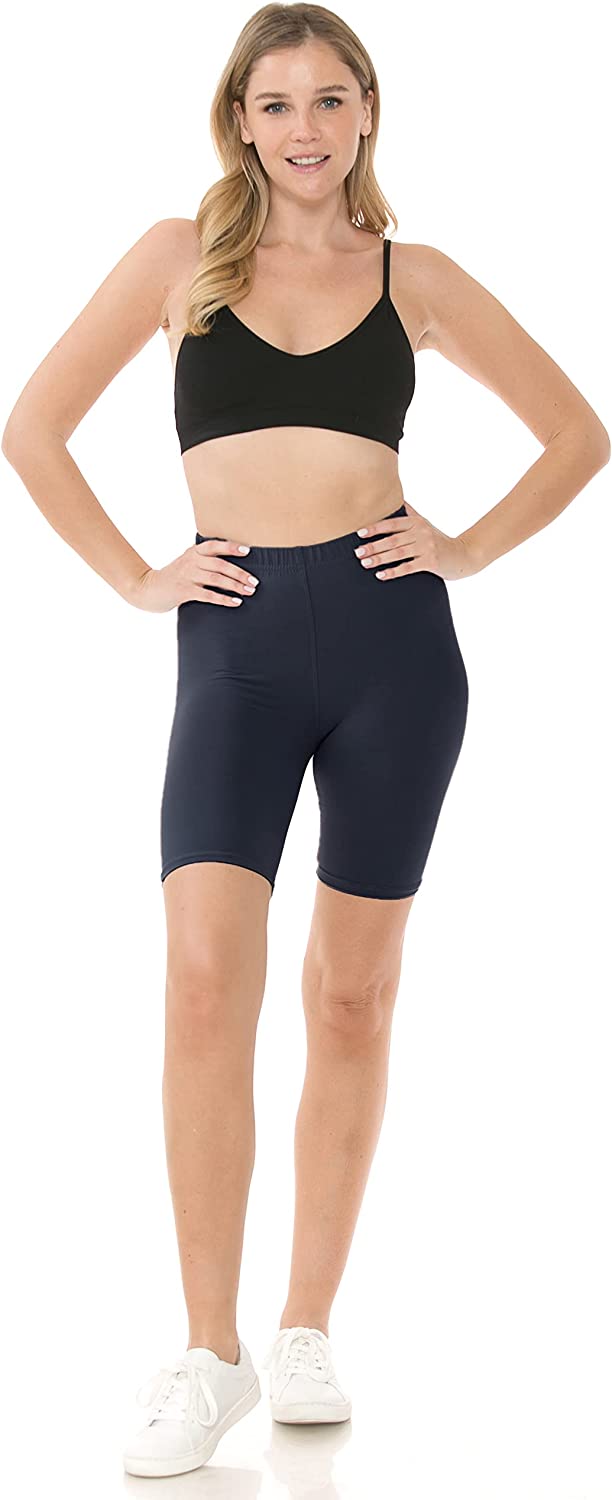 Navy High-Waisted Biker Shorts *FINAL SALE*